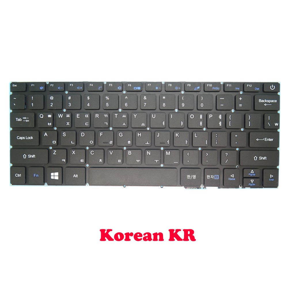 Laptop Keyboard For Jumper For EZbook 3 Pro V3 V4 EZbook LB10 Korean KR Black New For EZbook 3 Pro V