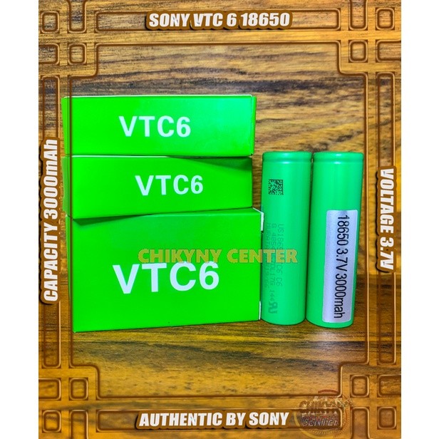 BATRE SONY VTC 6 18650 3000mAh BATTERY VTC6 AUTHENTIC