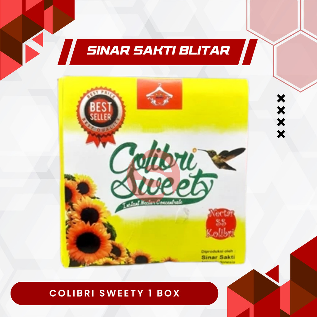 COLIBRI SWEETY 1 BOX - Colibri Sweat Colibri Sweet Nektar Untuk Burung