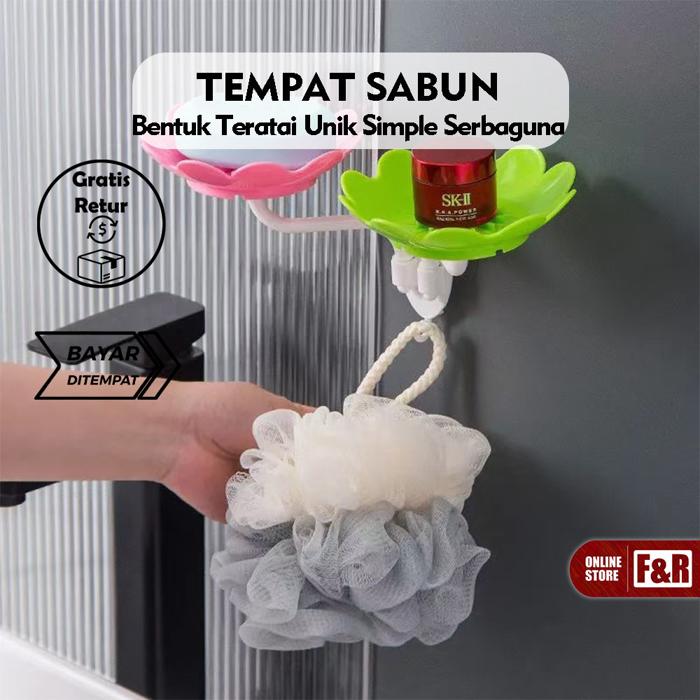 Tempel Bunga Rak Sabun Minimalis Dan Hemat Ruang Rak Sabun Gantung Bunga Estetik 2 Susun Rak Sabun M