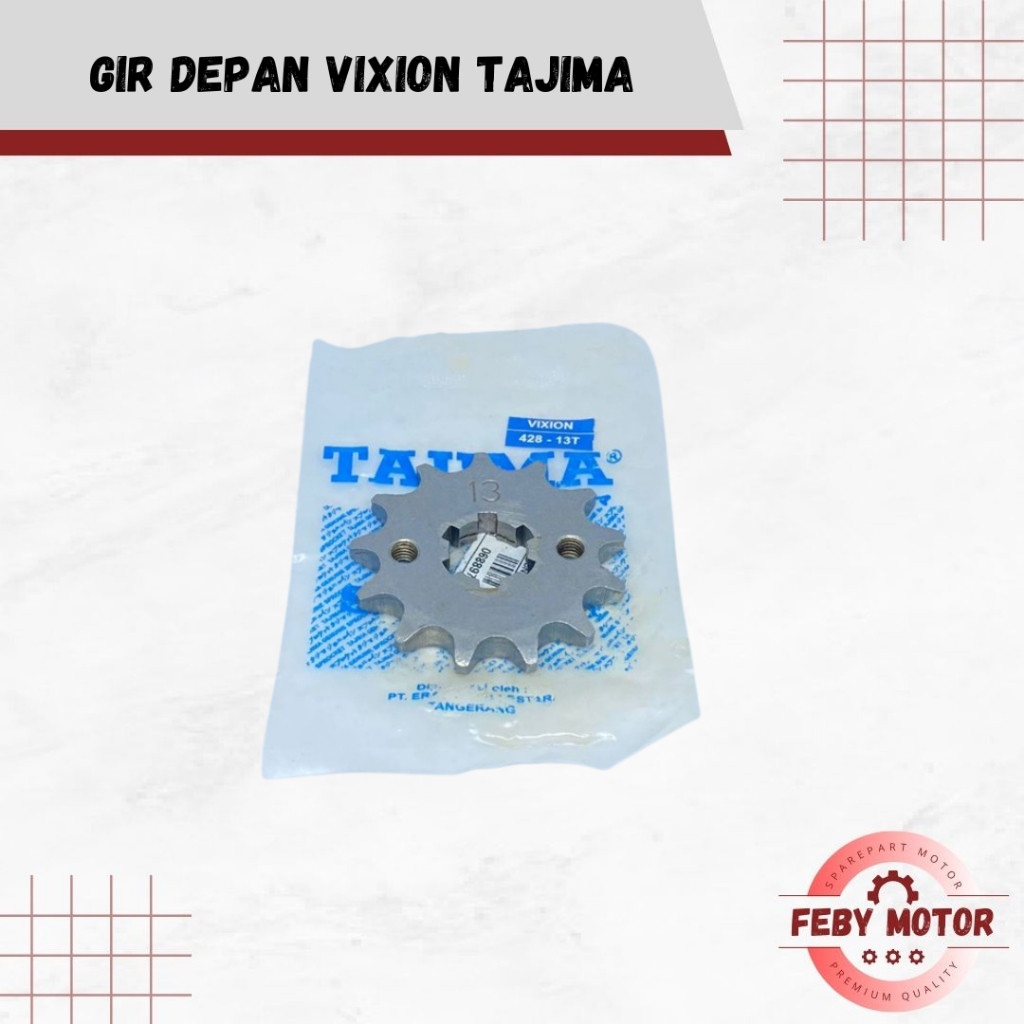 GEAR GER GIR DEPAN VIXION TAJIMA // GIR DEOAN VIXION 13T 14T 15T 16T TAJIMA