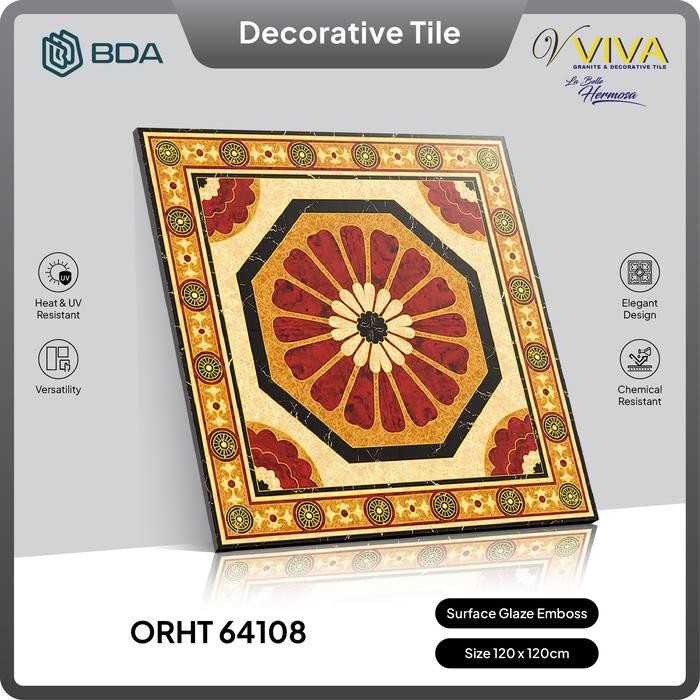 Granit Pola Granit Dekorasi 120x120 64108