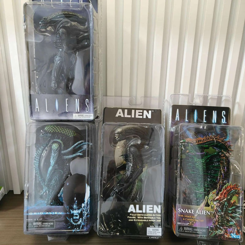 NECA Alien Figure Scorpion Snake Aliens VS Predator 13th Lineup Sgt Apone Snake Action Figures Toy r