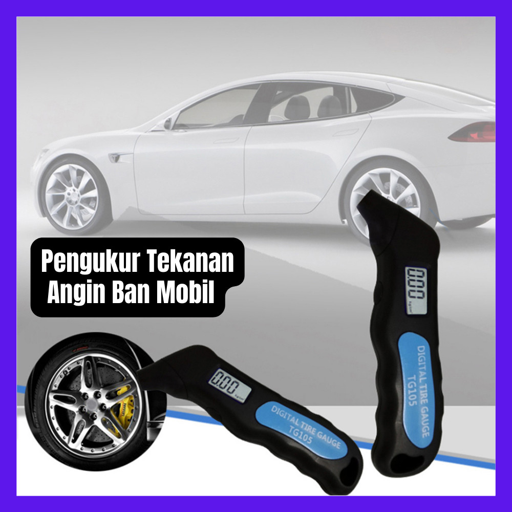Pengukur Tekanan Angin Ban Mobil Digital Pengukur Tekanan Ban Tire Pressure Gauge Ukuran Angin Ukur 