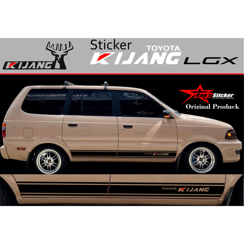 GNSticker Sticker Toyota Kijang Lgx Sticker Pintu Kijang Lgx