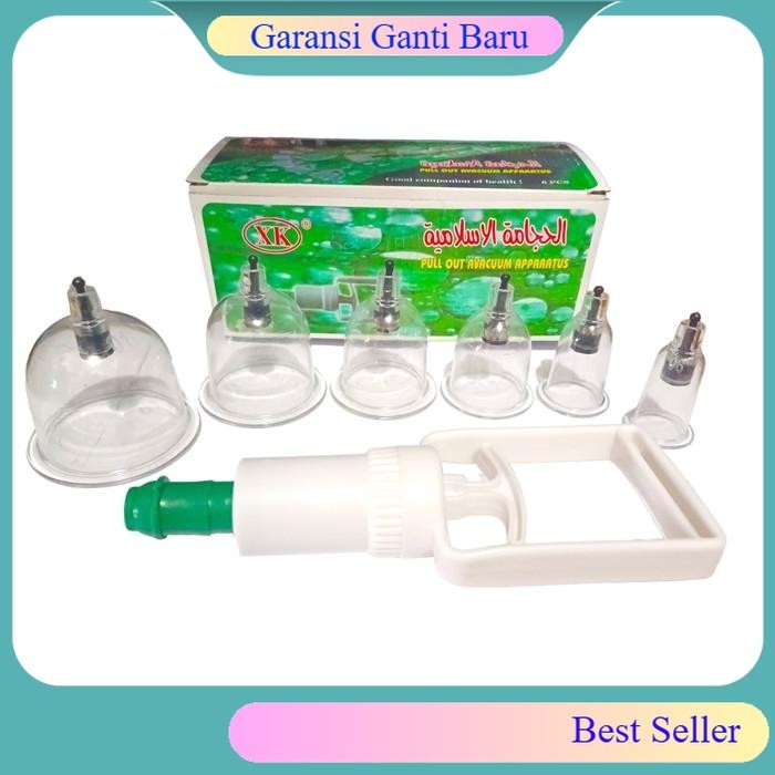 ALAT BEKAM KOP ANGIN 6 PCS (PULL OUT AVACUUM APPARATUS)/KOP ANGIN ISI 6 - ALAT BEKAM