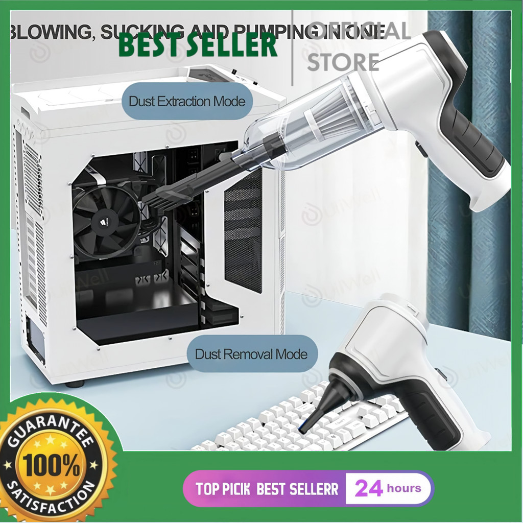 Vacuum Cleaner Mobil Portable Mini Wireless Rechargeable Handheld Pembersih Vakum Multifungsi Tanpa 