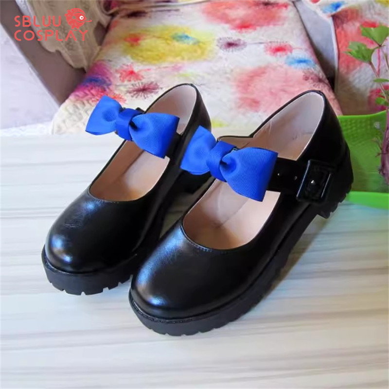 SBluuCosplay Touhou Project Saigyouji Yuyuko Cosplay Shoes Custom Made Boots