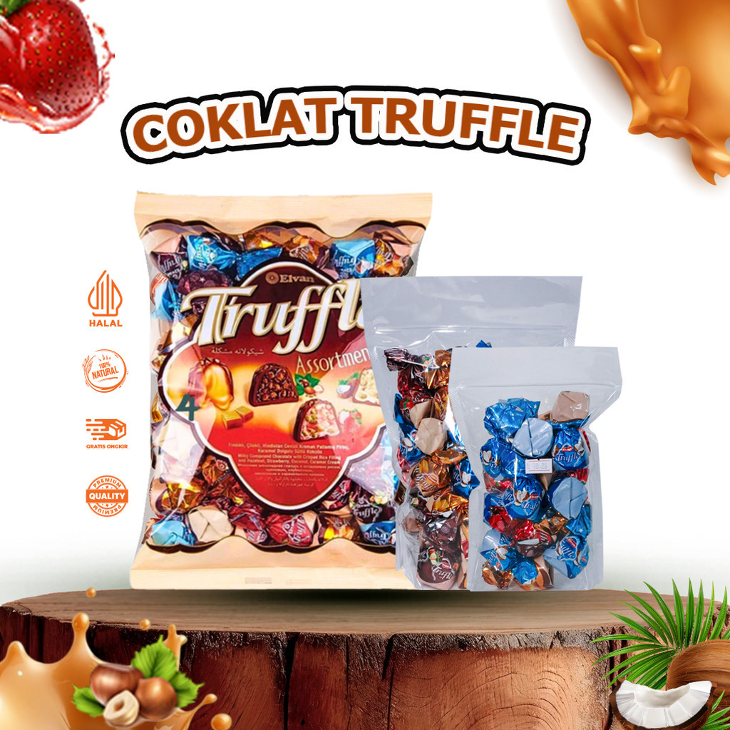 Chocolate Truffle / Elvan Truffle Chocolate / Coklat Turki Mix varian