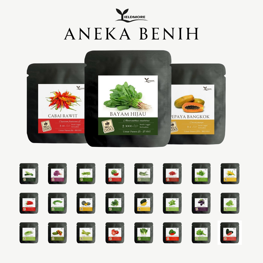 YIELDMORE - Bibit Benih Biji Tanaman Berkualitas Unggulan Sayur dan Buah Buahan