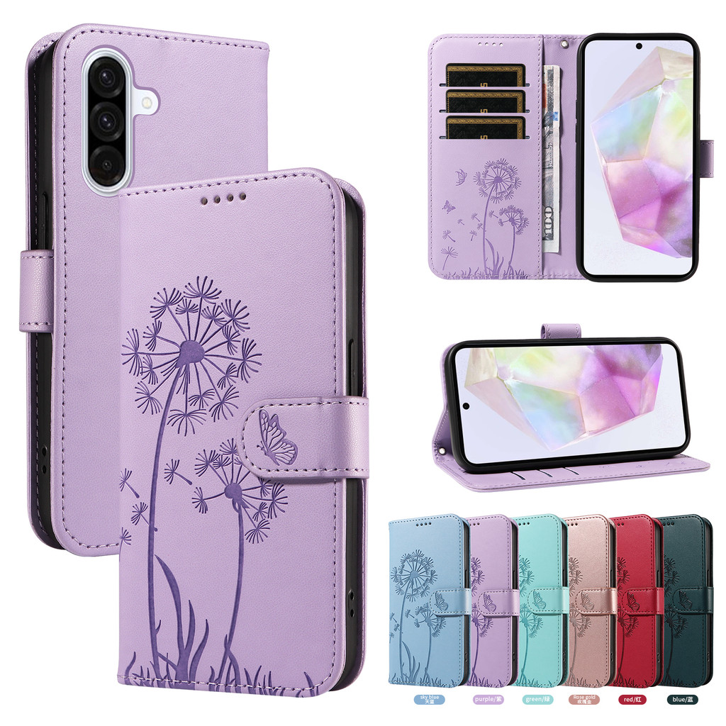 Leather Phone Case for Funda Samsung Galaxy A17 A07 A56 A36 A26 A16 A06 A55 A35 A25 A15 A05 S Cases 