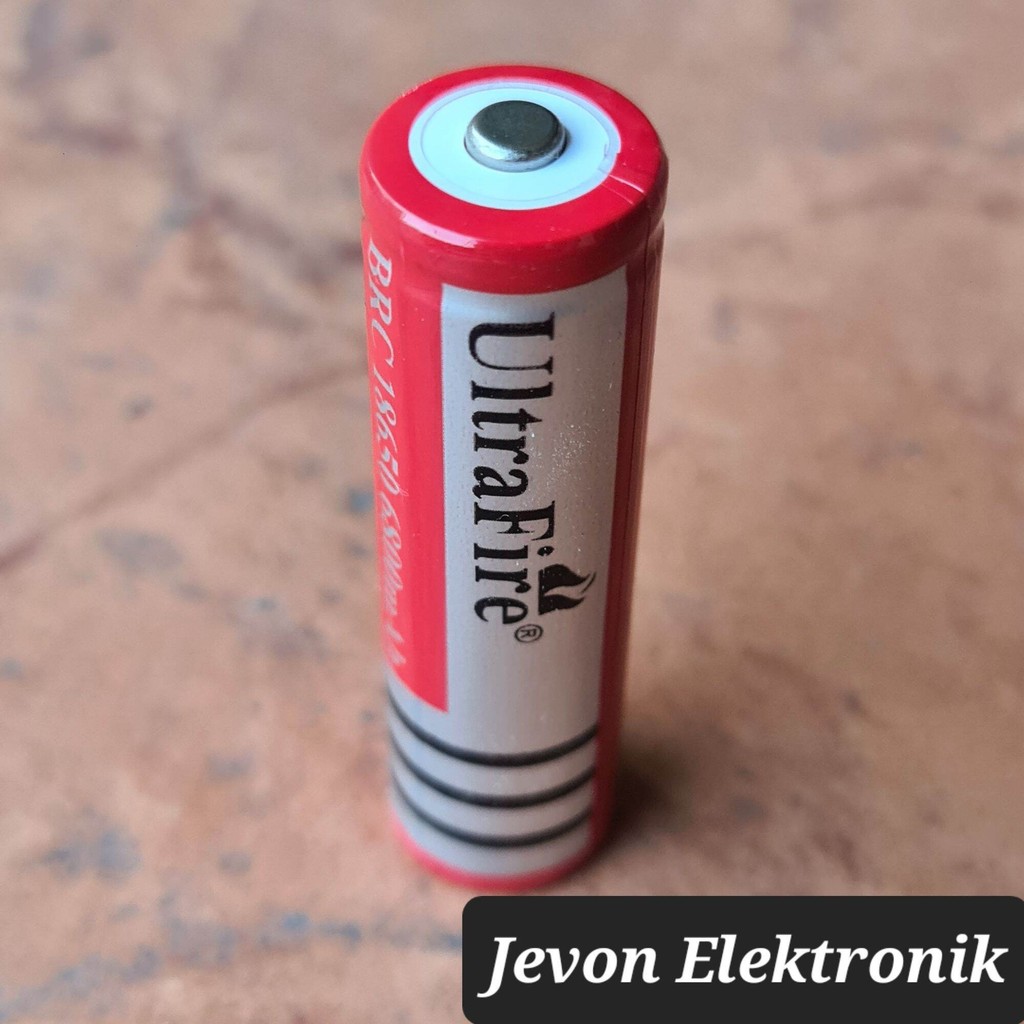 Baterai UltraFire 18650 6800 mAh 3.7v Li-ion Original Batre Isi Ulang Charge Asli Ori 6800mAh