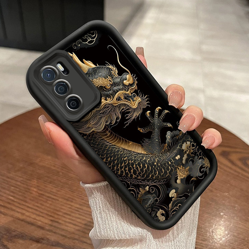 Casing Hp OPPO A16 OPPO A16s OPPO A54s Case pola naga Casing perlindungan lensa kamera ganda Kesing 