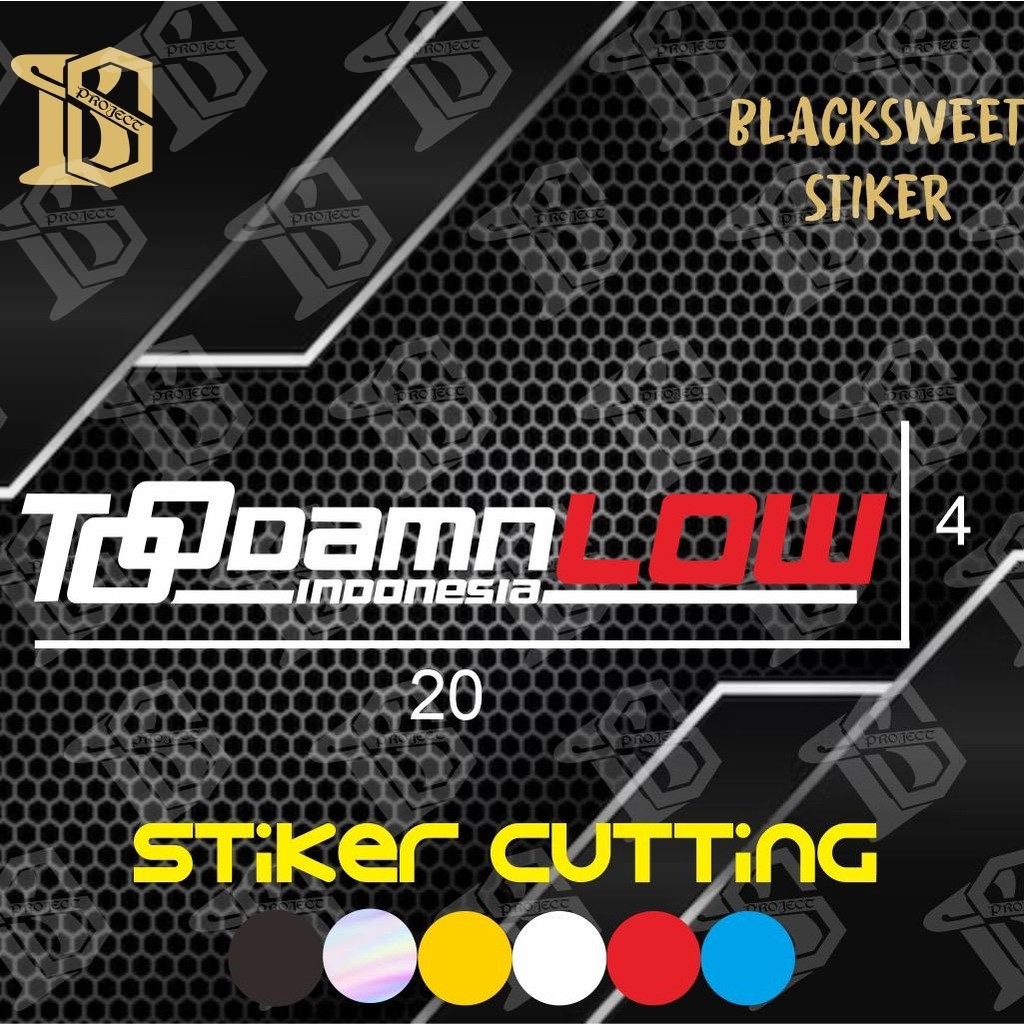 Stiker damnlow | stiker jdm | stikermobil |stiker motor