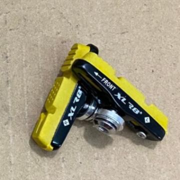 U Brake Shoe Karet Kampas Rem XLR8 Sepeda Lipat Roadbike - 411 Kuning