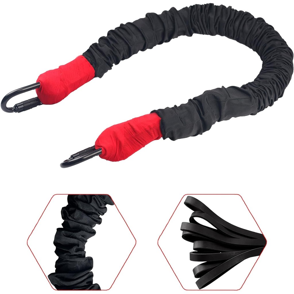 PRIOR FITNESS Bungee Fitness Training Stret Bands, New Stret Latex Yoga Bungee Accessories, Heavy Du