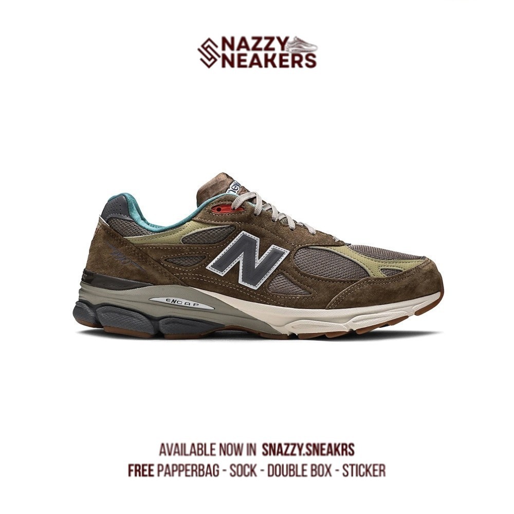 Sepatu New Balance  990 V3 X Bodega Sneakers Original unisex