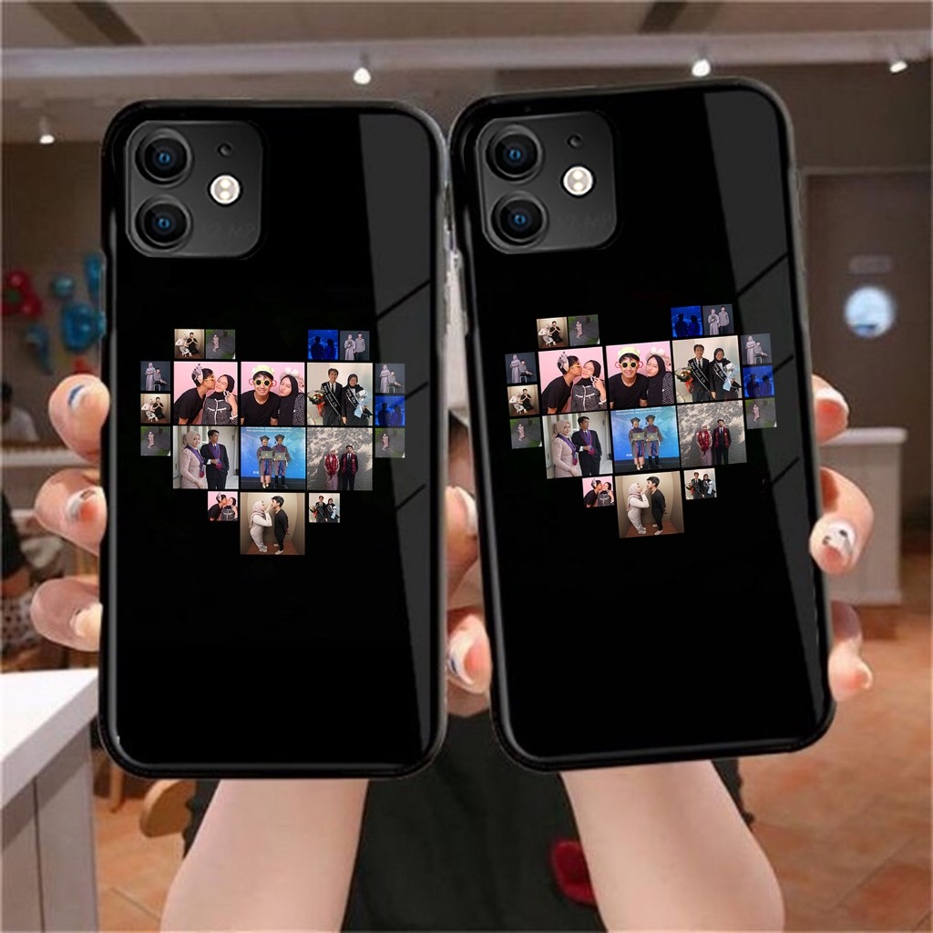 CASE SOFTCASE GLOSSY COUPLE CUSTOM LOVE 11 FOTO  READY FOR ALL TYPE