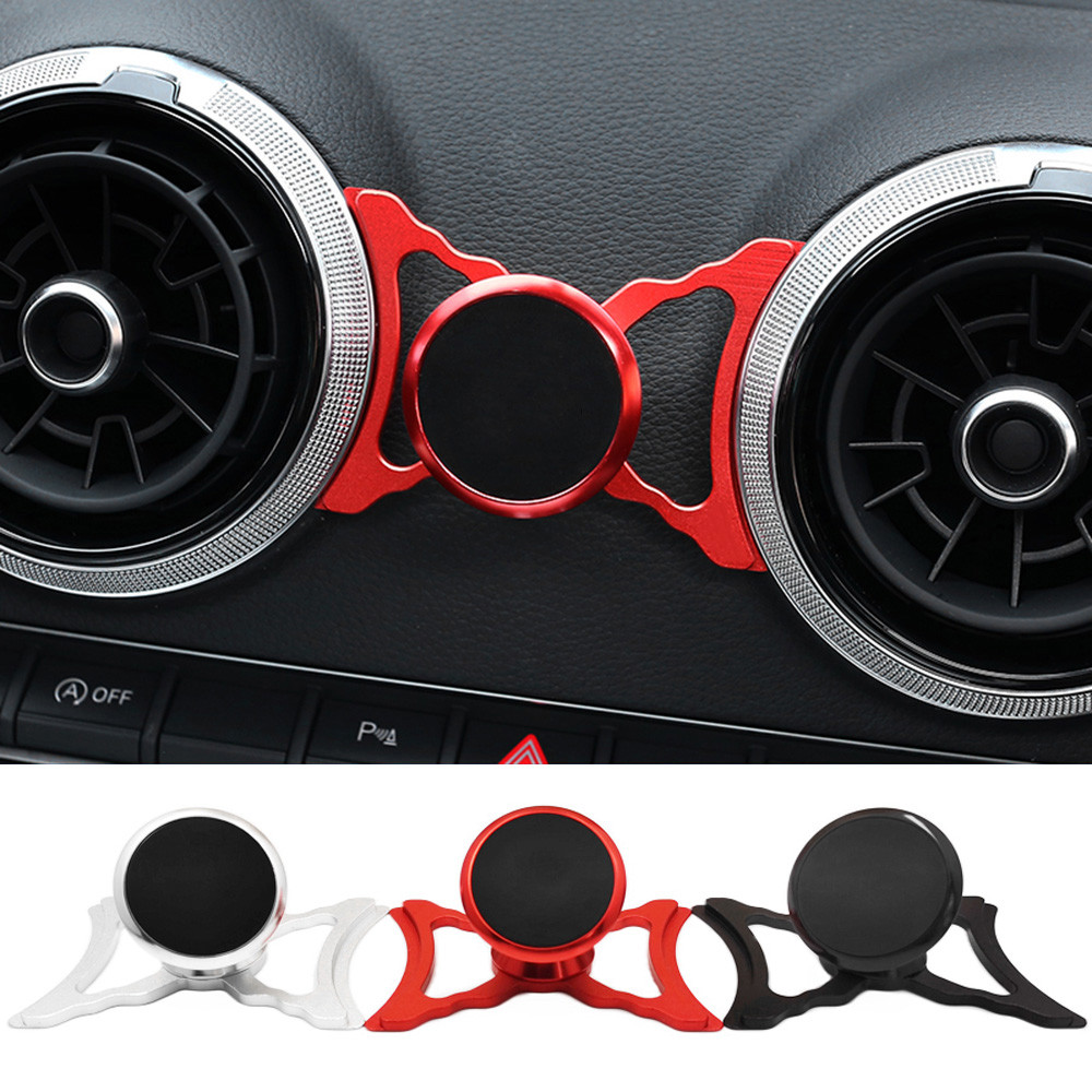 For Au A3 S3 RS3 8V 8P Car Phone Bracket Q2 SQ2 Air Vent Mount Car Magnet Holder 360 Rotatable Suppo