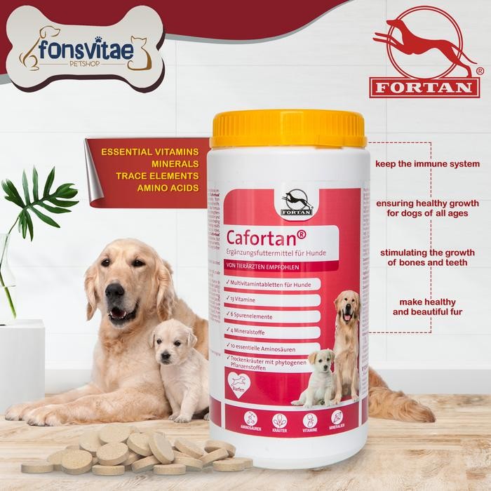 [ GONDORUCI ]FORTAN Cafortan 1000gr - Multivitamin Anjing