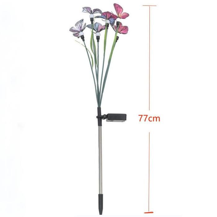 [Home Paradice] 6/8/10LED Lampu Taman LED Tenaga Surya Untuk Dekorasi Butterfly/lampu Tenaga Surya O