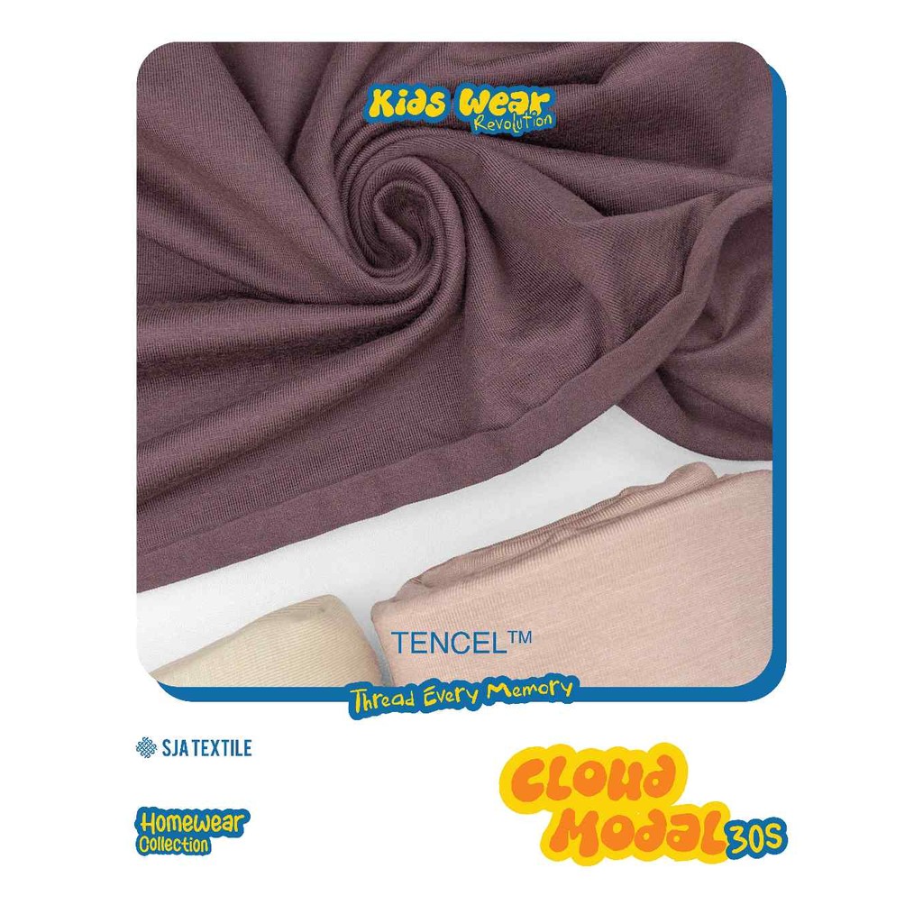 STORELABASS Cloud Modal 30s by SJA Textile - Kain TENCEL™ Luxury Modal 30s / Kain TENCEL™ Kiloan Pre