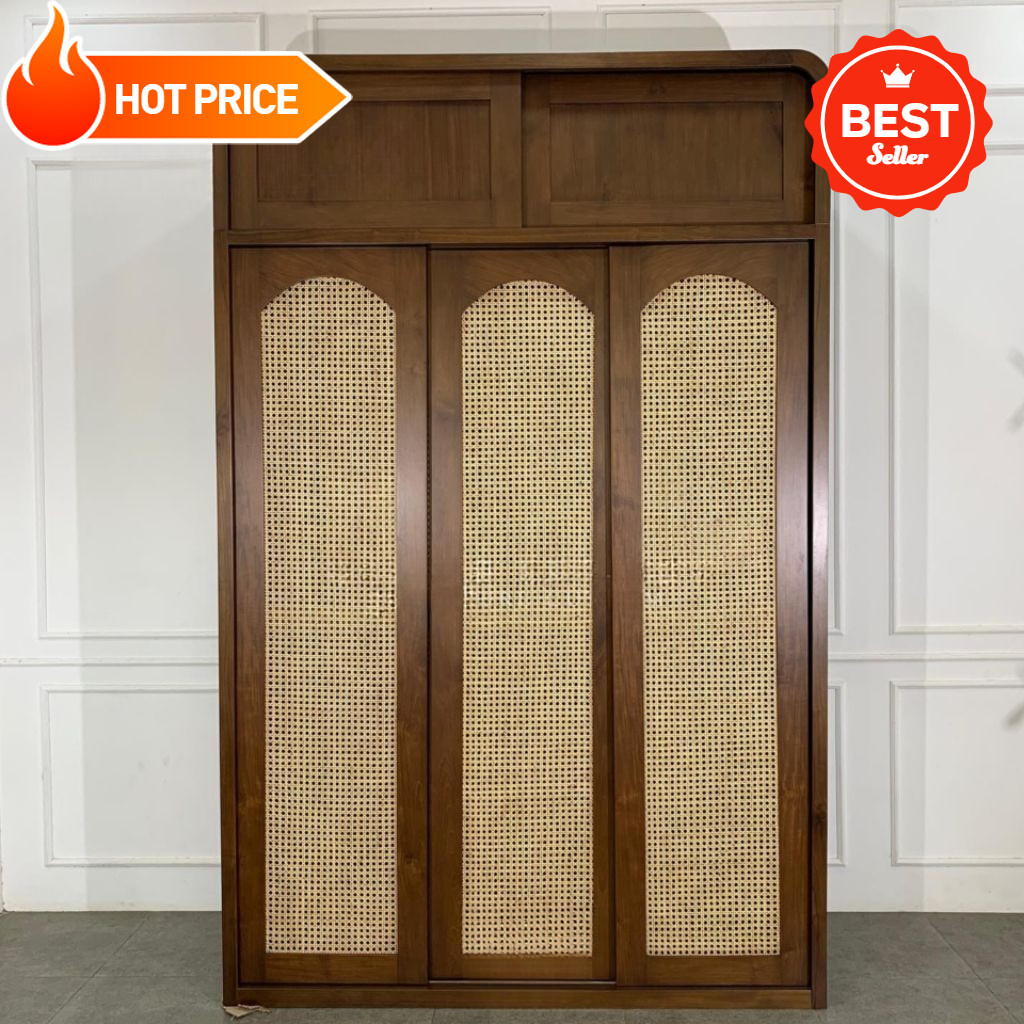 lemari pakaian 3 pintu minimalis kayu jati lemari pakain pintu 3 sliding jumbo kayu jati