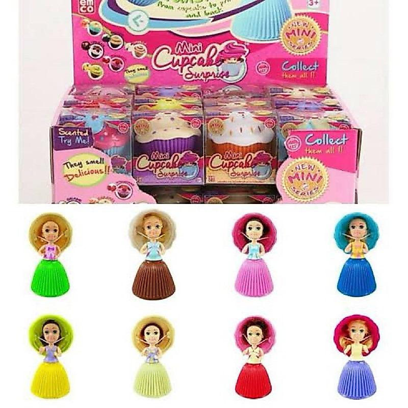 Boneka Cupcake Surprise Rainbow Jumbo Cake Bisa Jadi Boneka Original Emco Gelato