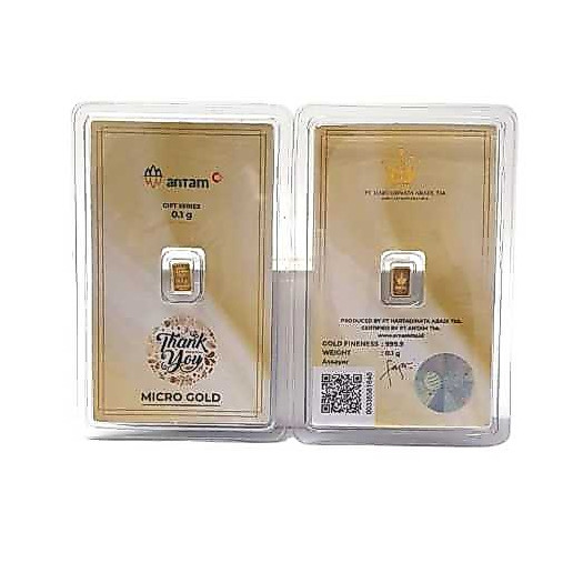 Micro Gold Hartadinata ft Antam - 0.1 gr
