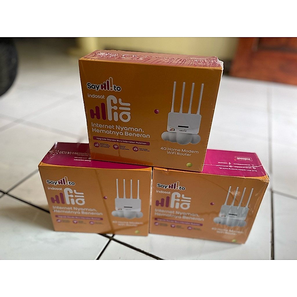 modem wifi indosat HKM bonus kouta 15gb per bulan