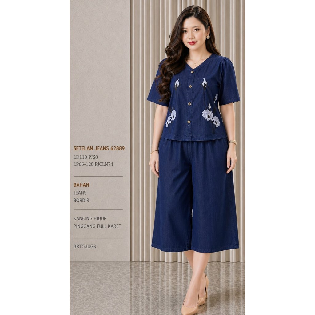 so L1B 11 SETELAN JEANS 62889 530GRAM#REALPICT