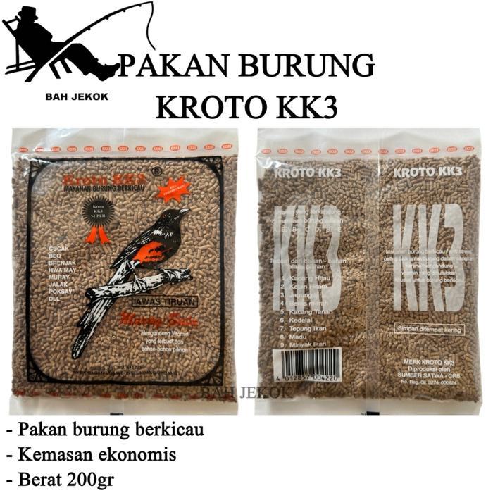 Pakan burung Kroto KK3 untuk semua jenis burung berkicau