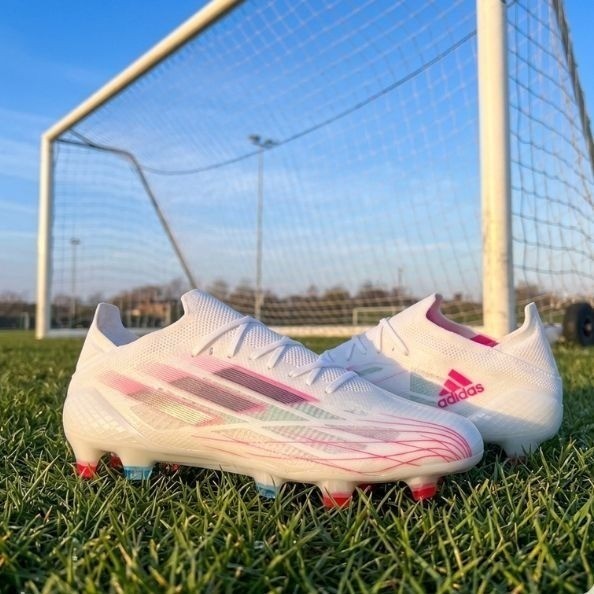 [Best Seller] Sepatu Bola F50 Elite FG - White Pink SpeedFlow - COD Cek Dulu