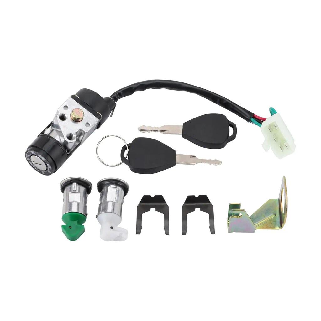 5-Wire Ignition Key Swit Assy for 49cc 50cc Scooter Moped