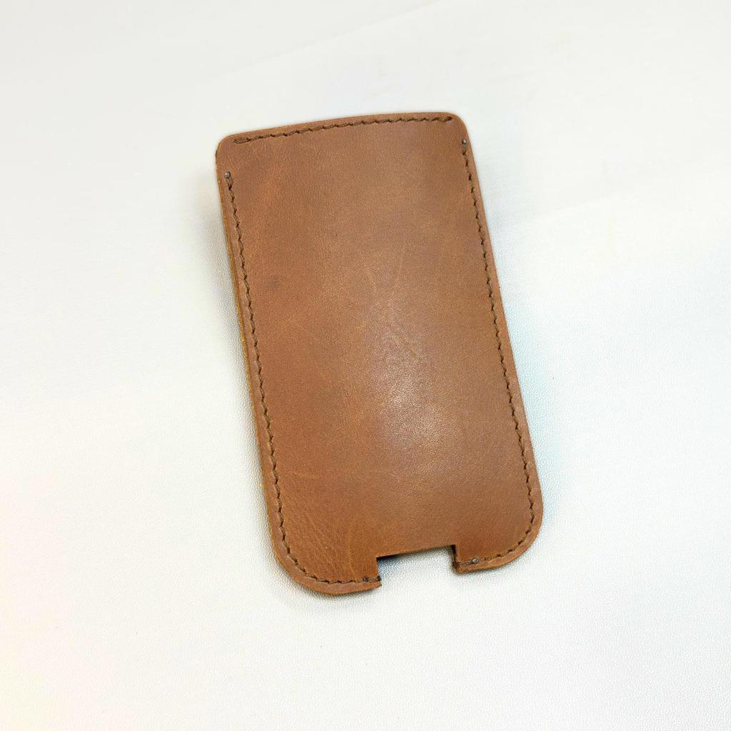 Leather Pouch HP Simple Nokia Case Costume Name Logo Kulit Asli | RASA Leather AHP017-05-02  (Nokia 