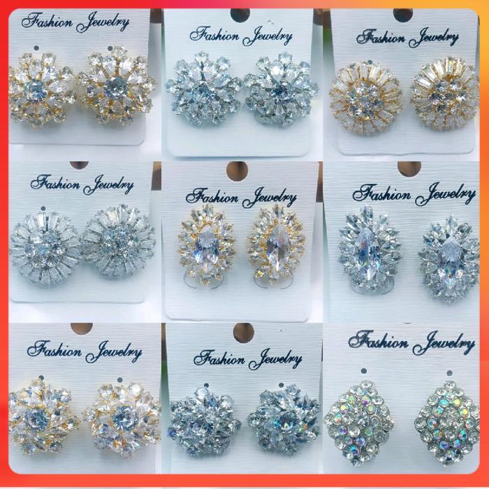 PROMO ZIRCON EARRING // ANTING JEPIT ZIRCON // GIWANG MATA ZIRCON // ANTING PENGANTIN // ANTING JEPI