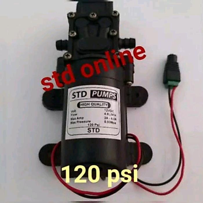 Pompa Dinamo Dc 12V 120 Psi (Soket - Soket) Terbaru 