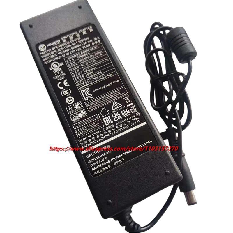 Genuine Hoioto ADS-110DL-52-1 520094G Switching Adapter 52V 1.8A ADS5218-OS-HON Charger for Network 