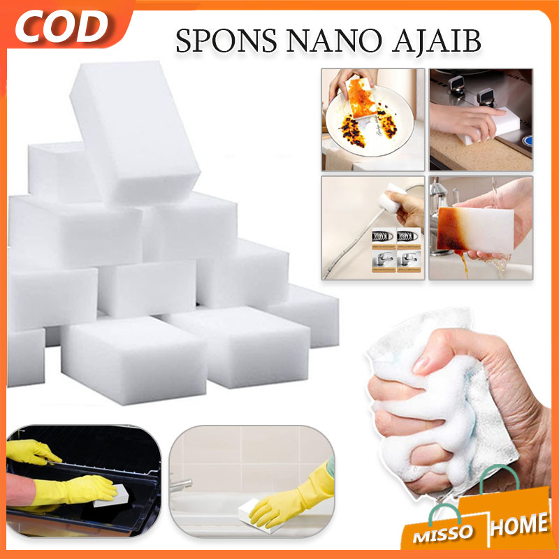 Spons Nano Ajaib / Pembersih Busa Ajaib / Spons Busa Ajaib / Pembersih Serbaguna Ajaib