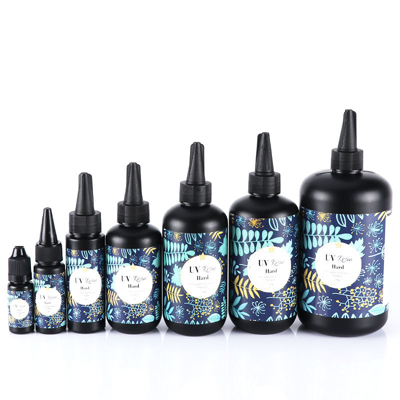 

UV Resin Glue 10/25/30/50/60g Hard Epoxy Resin Adhesive Crystal Transparent And Quick Drying DIY Jewelry Production