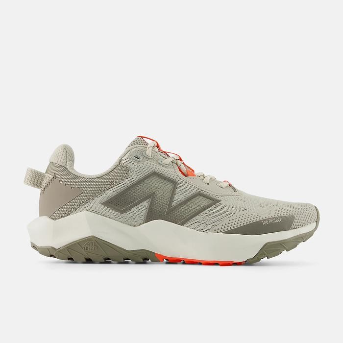 Sepatu Trail Wanita NB Dynasoft Nitrel v6 Shipyard with Urgent Red and Dockside Original WTNTRCU6