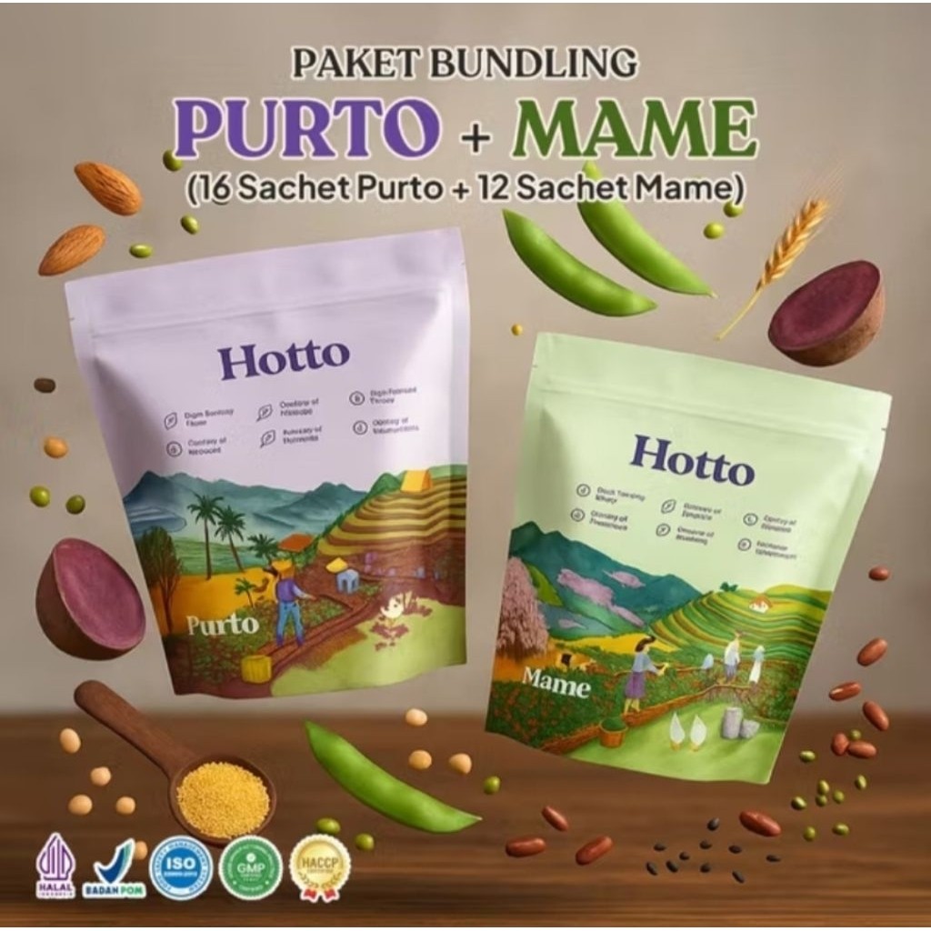 

(100% ORIGINAL) HOTTO MAME / HOTTO PURTO MULTIGRAIN (SEGEL) EXP 2027