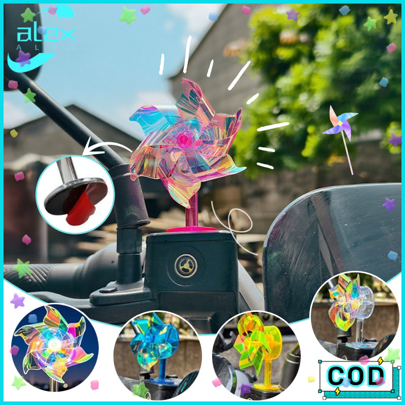 Mainan Kincir Angin Lampu LED Lampu Kincir Angin Energi Angin Berwarna Kincir Angin Energi Angin Orn