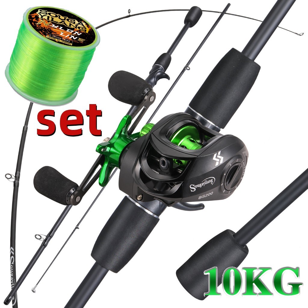 JAMIN MURAH Sougayilang Reel Pancing7.2:1GR 220G Reel BC Gagang Kiri/Kanan 10Kg Resistansi Maksimum 