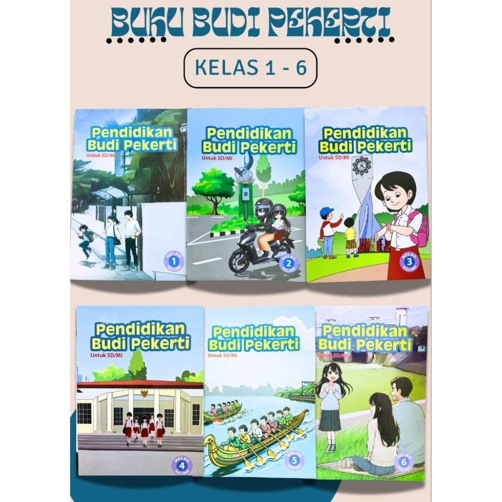 BUKU BUDI PEKERTI Untuk SD kelas 1 sampai 6 // PT GRIYA WIDYA PUSTAKA ( COVER BARU 2025 )