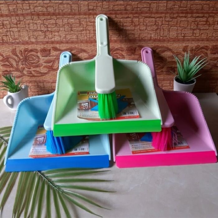 Pengki + Sapu Sikat Set Mini 302S Nagata / Sapu / Sikat Mobil