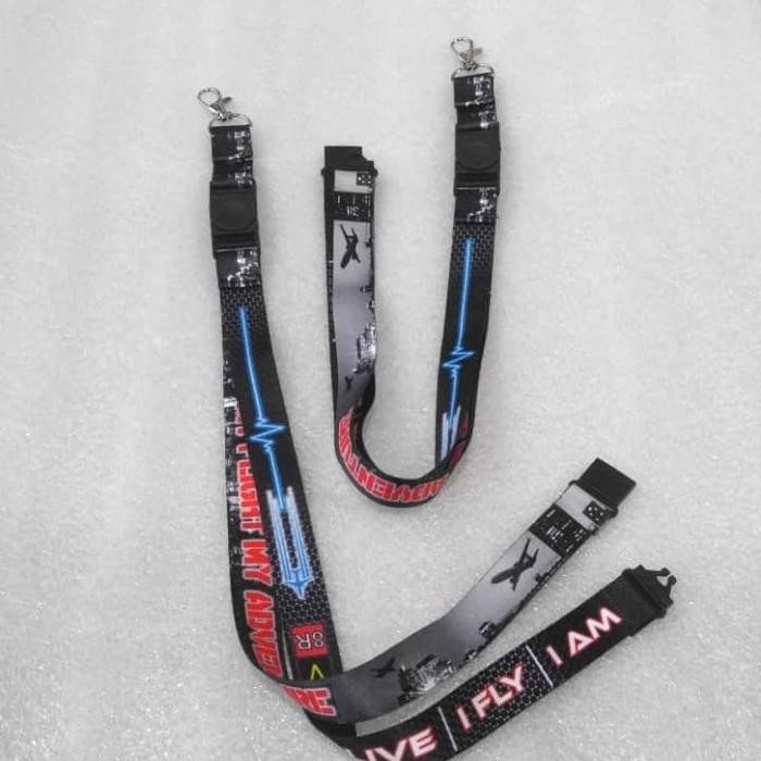 

READY Lanyard Gantungan Tali Id card My flight My Advanture