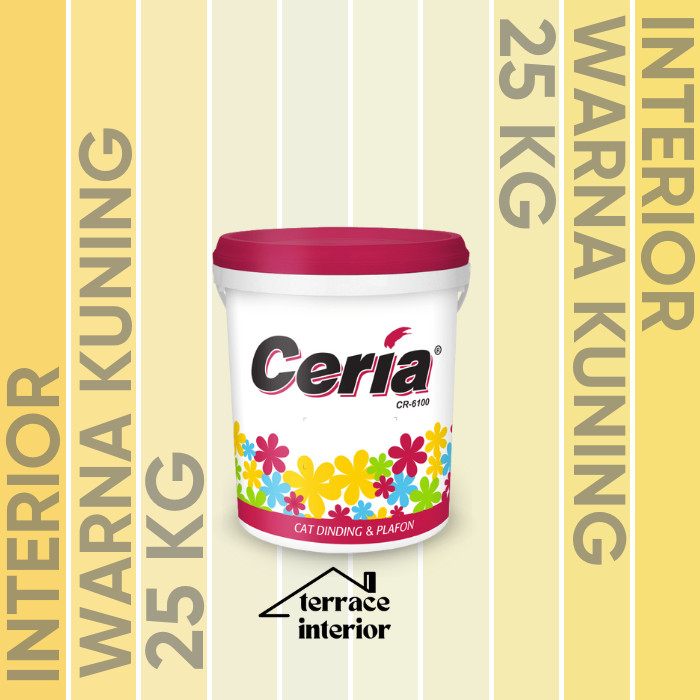 Cat Tembok Interior Propan Ceria  Warna Kuning 20 Kg