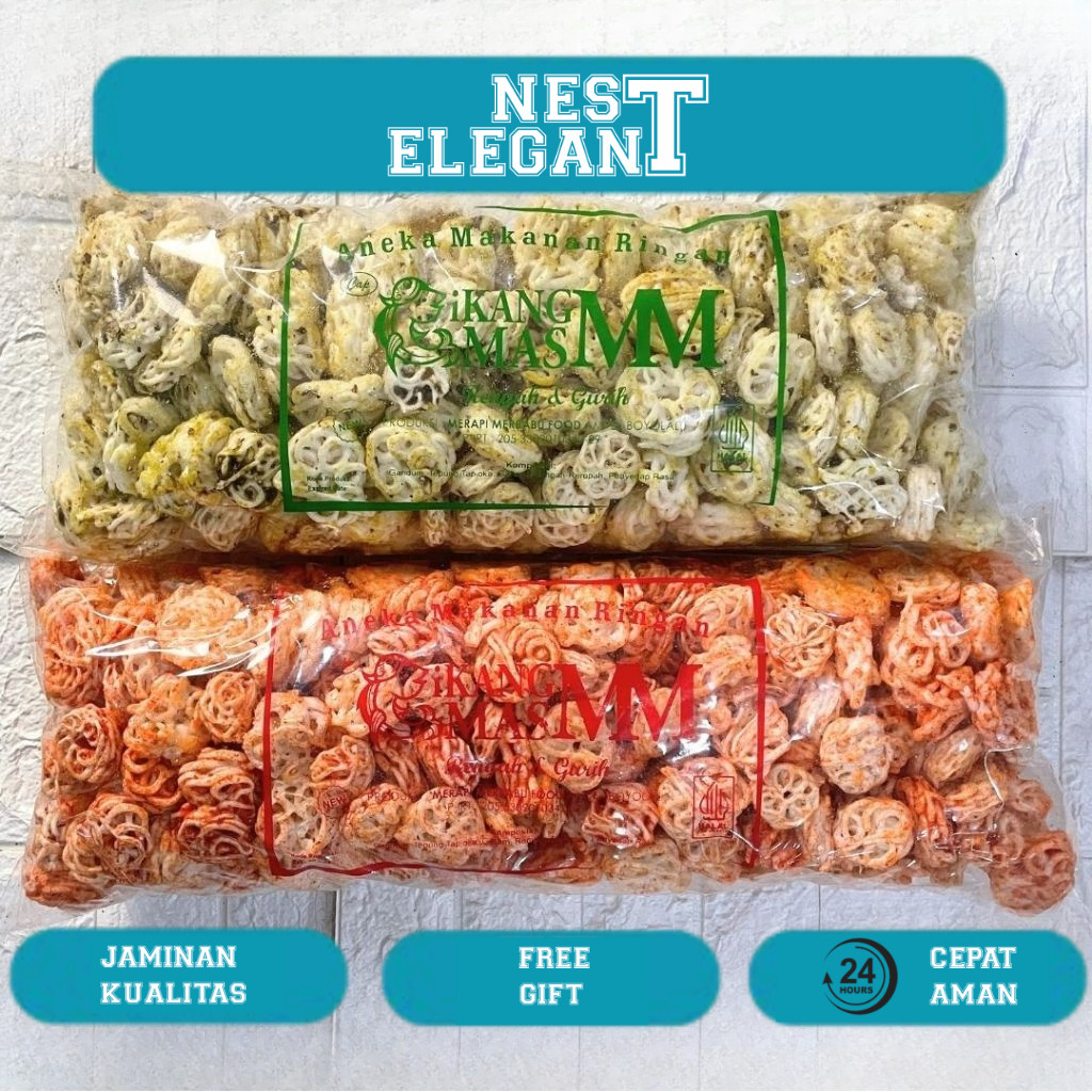 

Kerupuk Seblak Mawar Pedas Asin 1 Bal