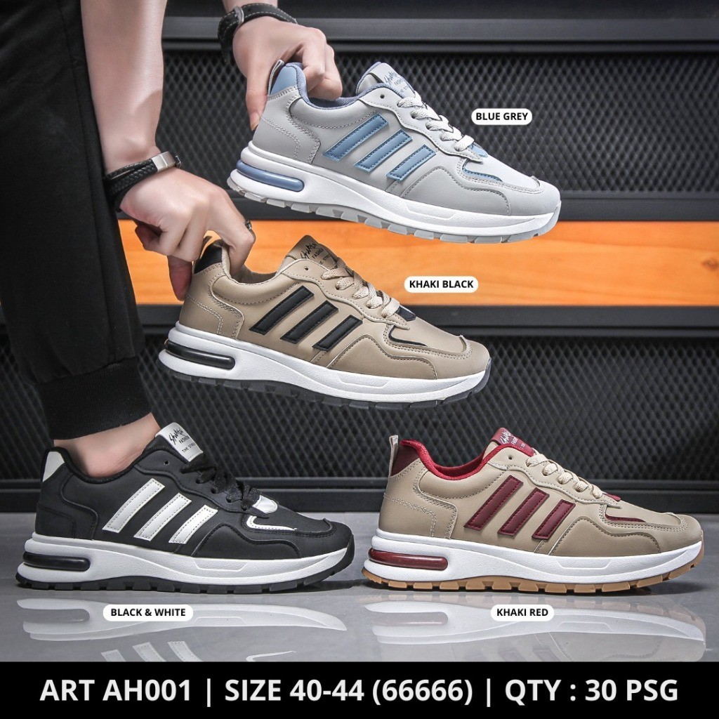 Sepatu pria berkualitas tinggi Sepatu  Sepatu kasual Sepatu komuter Sepatu Pria Sol Tebal Putih Sepa